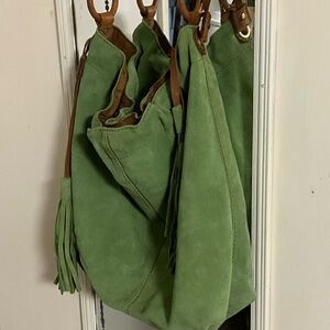 Lucky brand suede bag